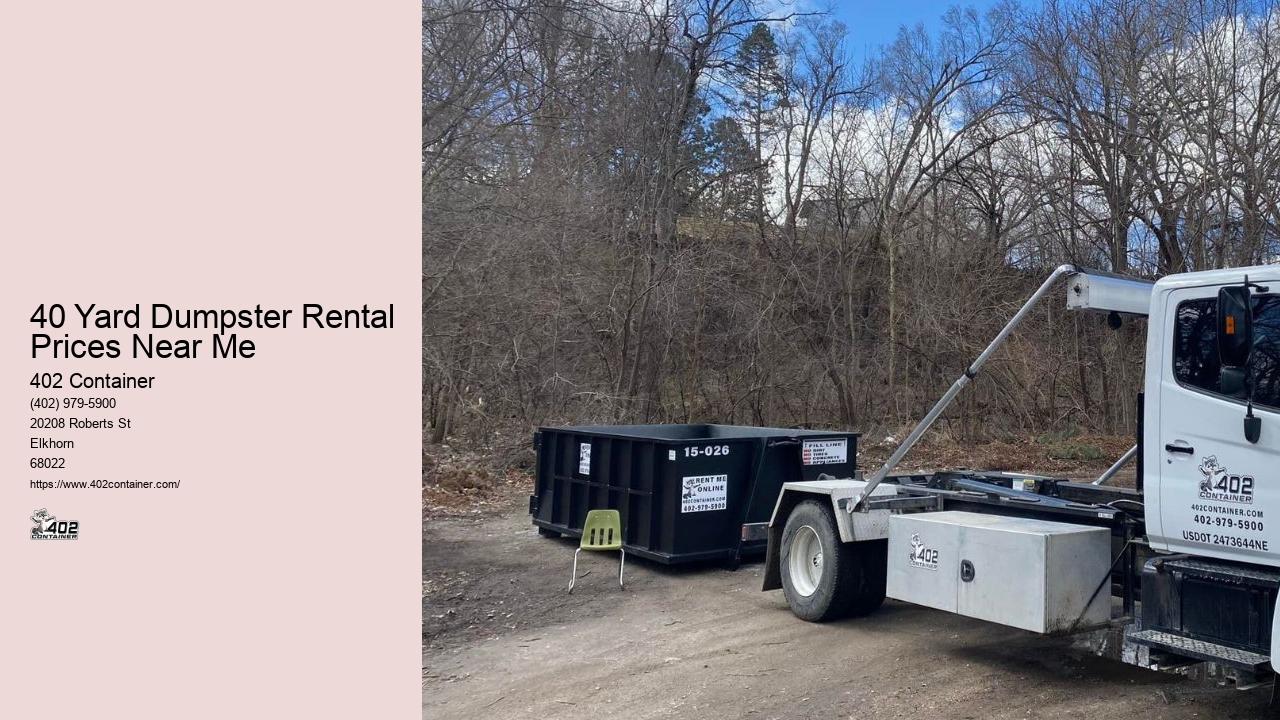 Cheap 40 Yard Dumpster Rental